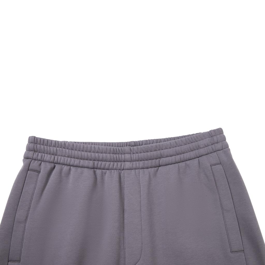 Li Ning Wade Series Loose Simple Fleece Mid Waist Letter Versatile Sports Sweatpants Men bottoms AKLV691-1