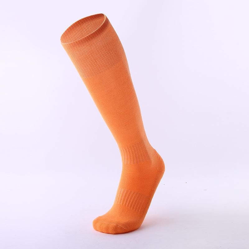 Breathable Non-Slip Knee Stockings Thickened Towel Bottom Sweat-Absorbing Wear-Resistant Sports Socks Adult Solid Color Professional Feet