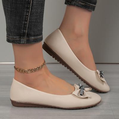 2026 New Fashion Casual Women's Flat Shoes Ladies Elegant Butterfly-Knot Comfortable Shoes Women Soft Classic Office Shoes