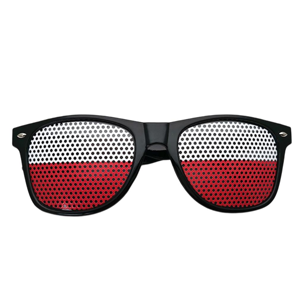 Multicolored Flag Sticker Sunglasses