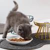 Nordic Style High Foot Pet Bowl Cartoon Neck Protection Anti Overturning Cat Dog Bowl Food Bowl