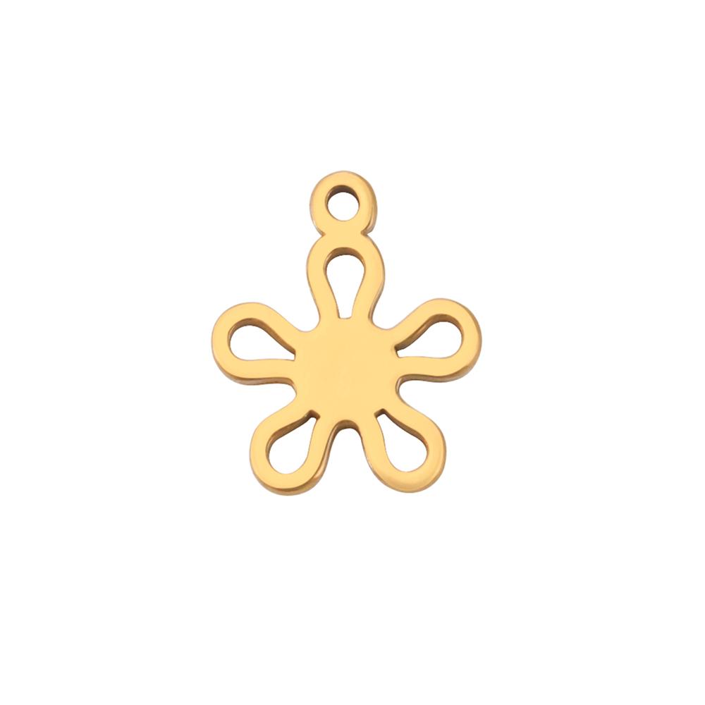 5pcs Tiny Crosses Stars Hearts Charms For Jewelry Make Stainless Steel DIY Bracelet Earring Necklace Pendant Accessory