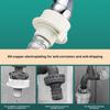 Strong Brass Hose Adapters Universal Quick Connection Couplers for Faucets Garden Hoses & Washing Machine Tubes