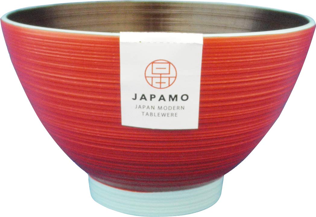 Ishida JAPAMO soup crimson 12 x 12 x cm Japanese-made bowl, bowl, color, 7.5