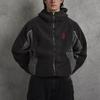 Fleece Hooded Jacket Y2K Unisex Streetwear Sweatshirt