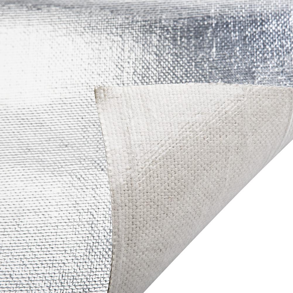 Auto Hitzeschutzfolie Zubehör Hitzeschutzteil 1,4 mm Hitzeschild Motorhaube 25*50 cm Zubehör Schalldämpfer