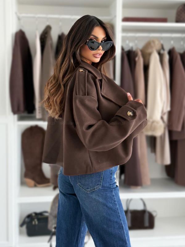 Women's Solid Color Casual Loose Long Sleeve Woolen Overcoat