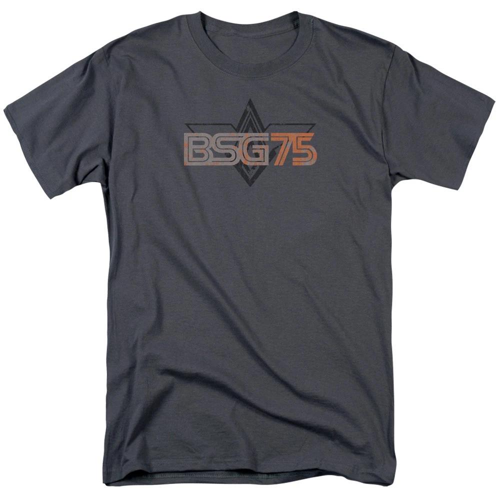 Battlestar Galactica - Bsg75 -  Unisex Short Sleeve Children s T-shirt - Gray 140