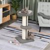 Cat Tree with Bed, Cushion, Plush Cover, and Sisal Rope Poles