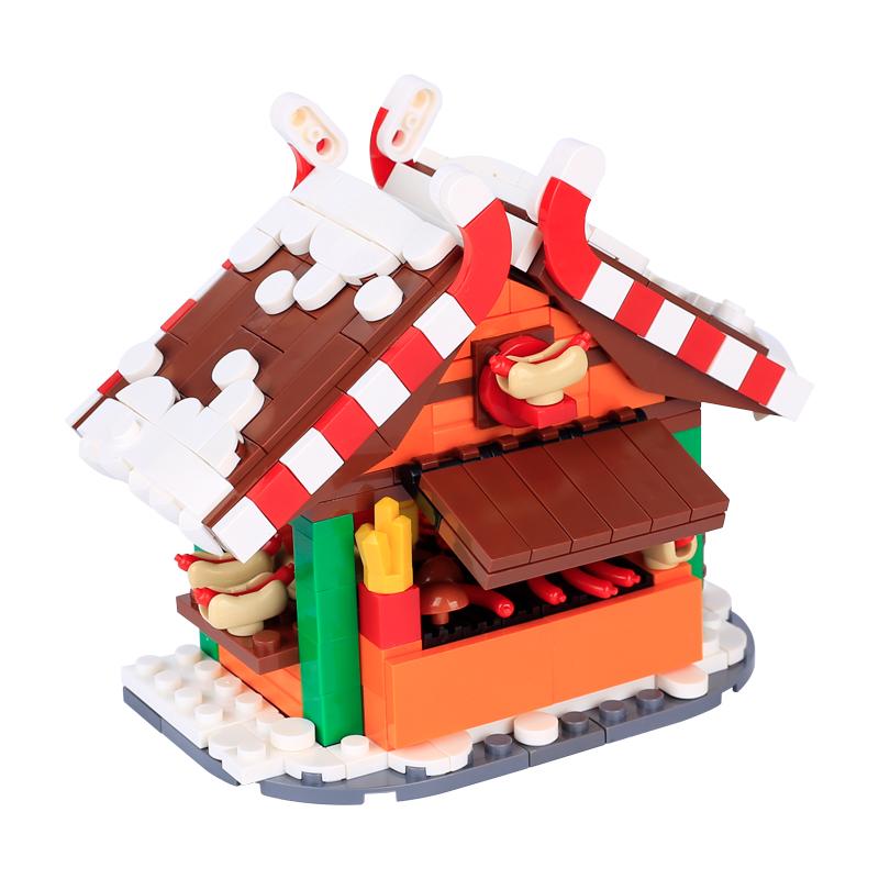 MOC Giocattoli in Mattoncini Set di Costruzione Testa di Zucca di Halloween Fai da Te Figure di Soldato Scheletro Regalo Bambini Natale Halloween