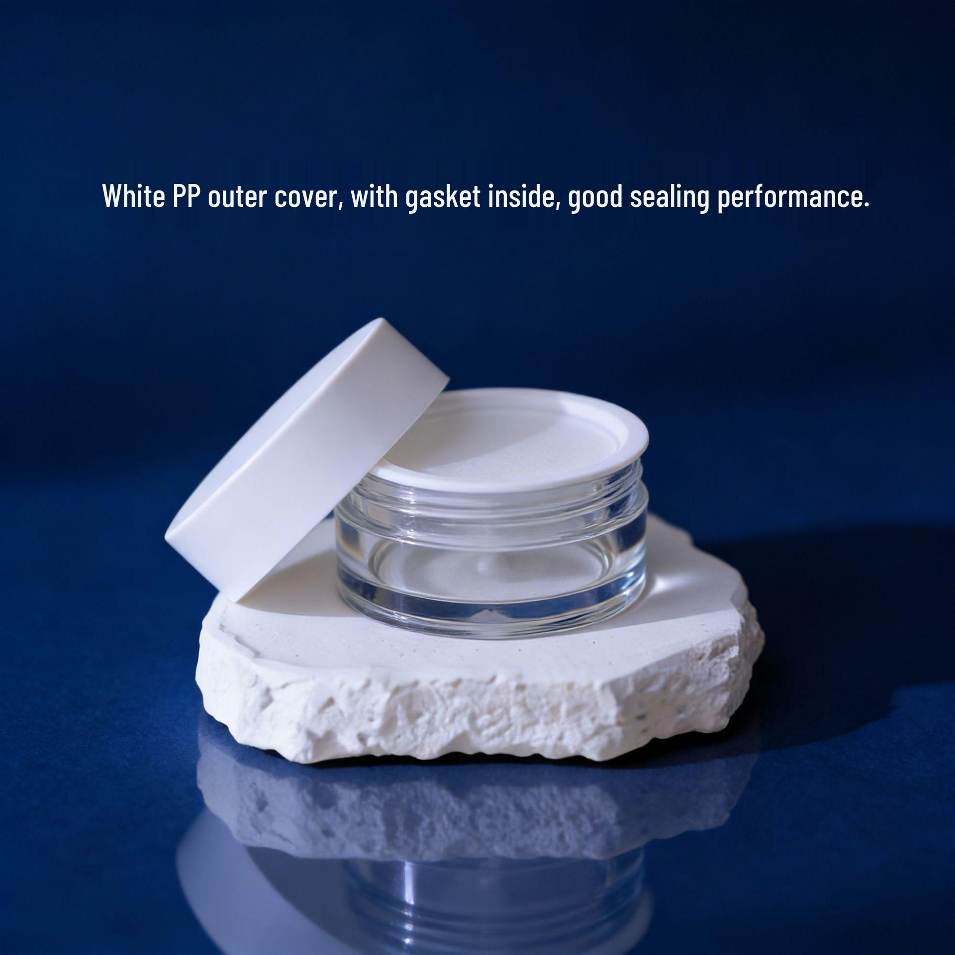 60ml Double-Layer PET Cosmetic Jar for Face and Eye Creams
