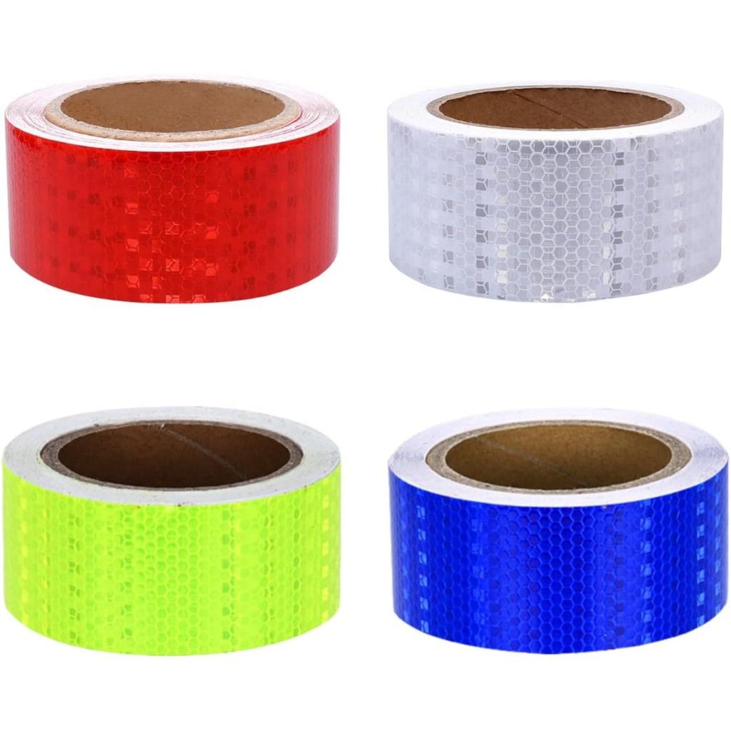 Reflective Tape, 9M x 5CM Warning Sticker High Intensity Reflector Tape Waterproof Safety Tape, 1 Pack Self-Adhesive Security Marking Tape