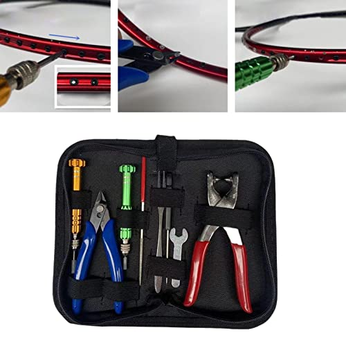 STARTIST Starting String Clamp Tool Kit, Starter Badminton Racket Cold Pliers for Outdoor Sports, Squash Racket Repair Accessories