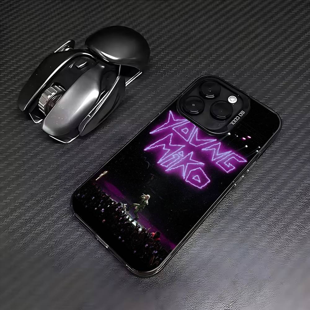 

Singer Y-Young Mikos Phone Case For iPhone17,16,15,14,13,12,11 Plus,Pro Max Colored Silver Plated Inside Cover iPhone16promax