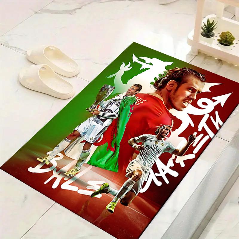 1pc England Football Celebration Rug, Office Carpet Indoor Outdoor Entrance Doormat, Non-Slip Soft And Comfortable, Living Room. DT707083