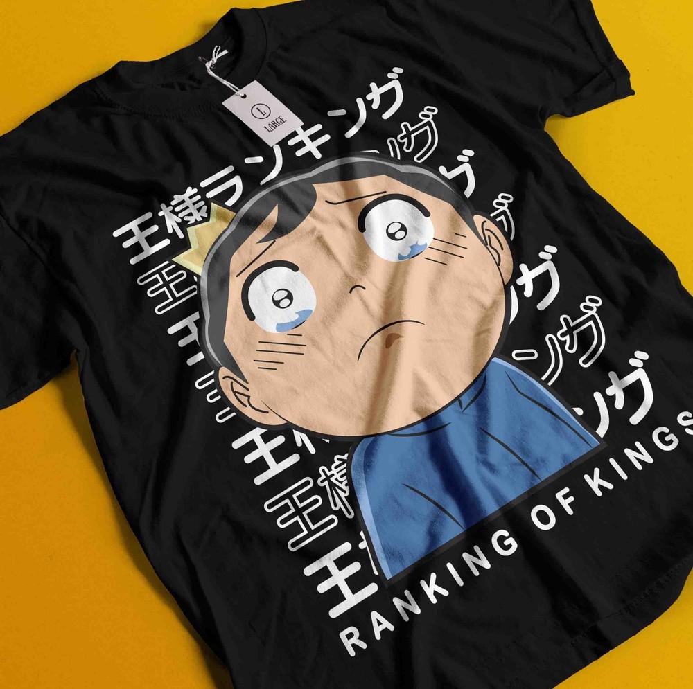 

Аниме-футболка Рейтинг королей Футболка Ousama Ranking Футболка Боджи Футболка Кэйдж Дайда 4XL