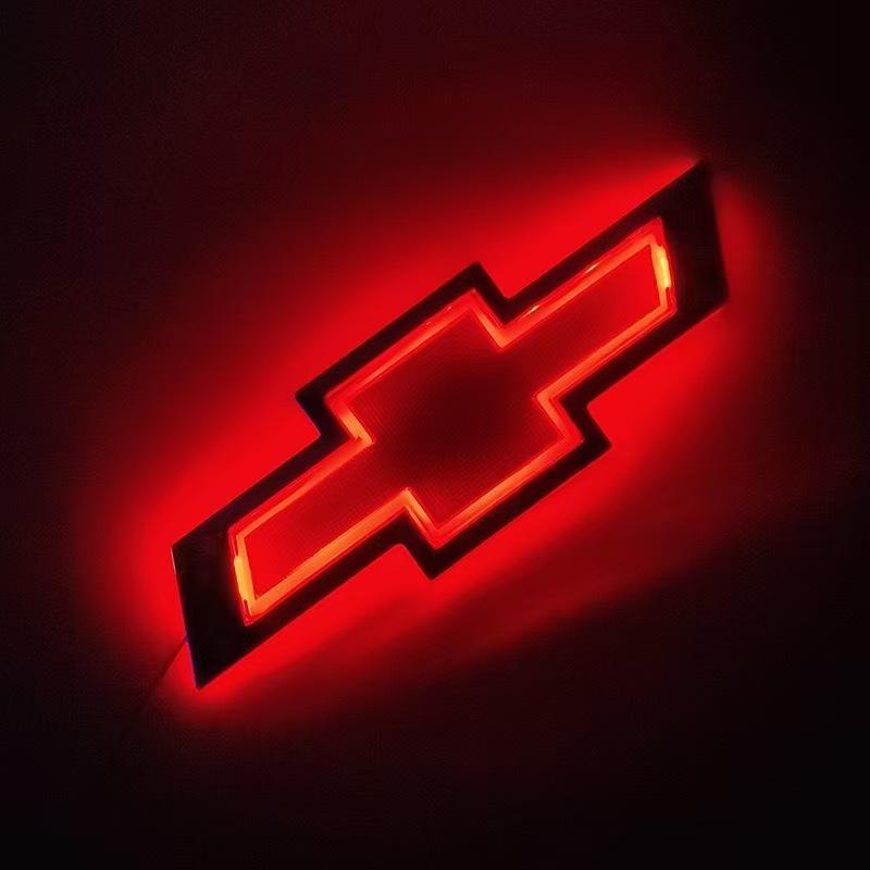5D LED Chevrolet Car Emblem Trunk Tail Logo Light Badge Lamp Compatible NO for TRUCK