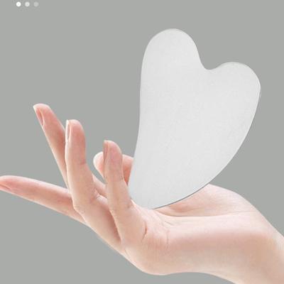 1Pcs Stainless Steel Gua Sha Scraper Massager For Face Neck Body Guasha Massage Tool Facial Skin Care Guasha Board Face Massager