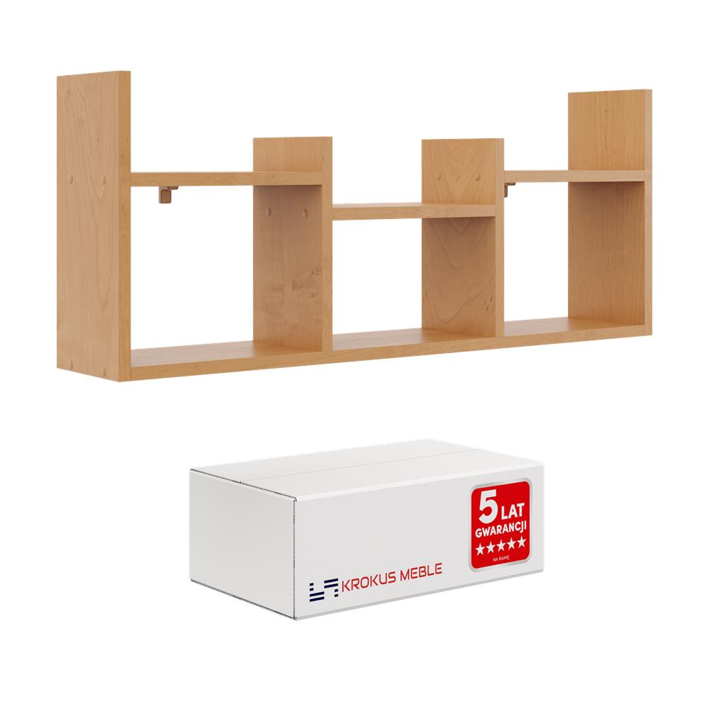Wall Hanging Shelf, Bookcase - No. 18 white