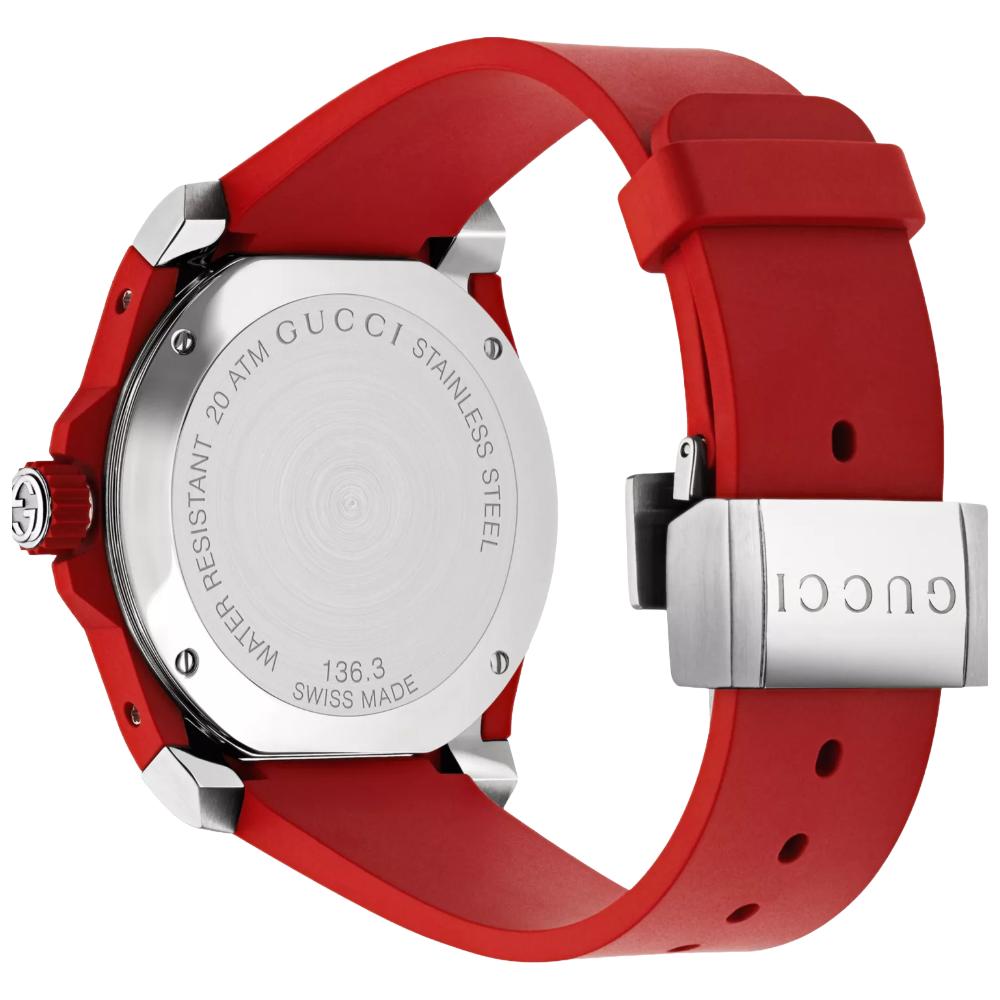 Gucci Orologio da uomo YA136309 con quadrante nera per immersioni