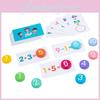 Wooden Educational Math Toy For Kids With Number Matching And Basic Addition Learning