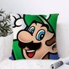 Super Cute Style MMario Game Soft Plush Pillowcase DoubleSided Printed Cushion Cover Hidden Zipper Home Decor