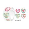 500pcs/roll Heart Stickers Thank You Stickers For Business Merci Packaging Stickers Rolling Love For Packaging Decoration