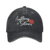 Vintage Selena Quintanilla Como La Flor Baseball Cap Men Women Distressed Denim Snapback Hat Rose Mexican Hat