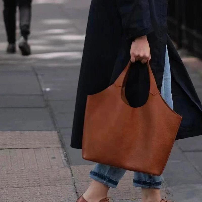 Yogodlns PU Leather Tote Bags For Women Luxury Designer Handbag Purses Large Capacity Underarm Shoulder Bag
