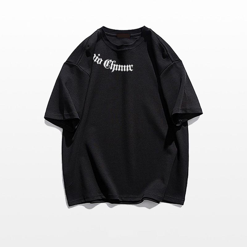 

2025 Women s Trendy American Hip-Hop Half-Sleeved T-Shirt - New Spring/Summer Design L чорний