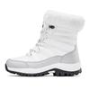 Plus-Size Women's Waterproof Winter Snow Boots, Warm Fleece-Lined, Long Tube Design, Outdoor Sports Fashion.
