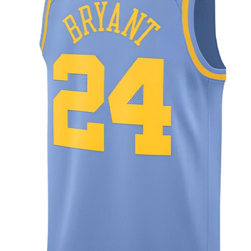 Nike NBA Casual Sports Basketball Jersey/Vest Los Angeles Lakers Kobe 24 Blue Men's AO2908-449
