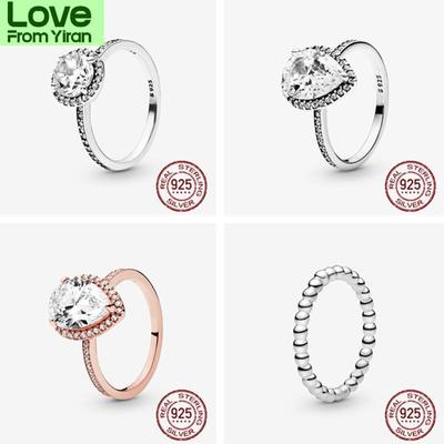 Moda 925 Ayar Gümüş Rose Altın Yüzük Işıltılı Cilalı Açık Kalp Şeklinde Geometrik Şekil Kadın Yıl Dönümü Takısı