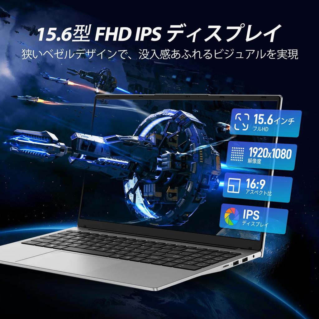 AMD 3050E Laptop with MS 6000mAh DDR4 32GB 1TB Windows 11 WiFi USB Bluetooth Silver 15.6-inch Office, High-Capacity Dual-Slot RAM, M.2 SSD, Pro, 5,