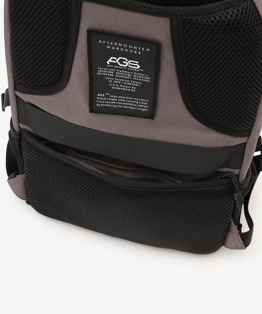 Afternoon Tea Living Zero Gravity Functional Backpack, Gray Beige, Women's, Water-Repellent, Lightweight, with Laptop Storage, Perfect for Commuting