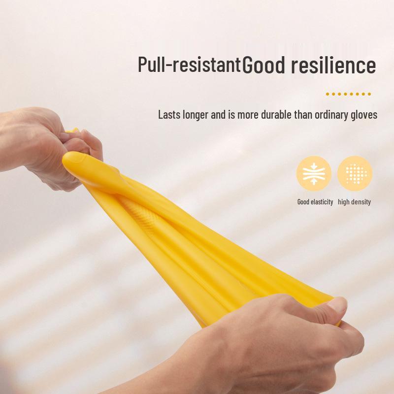 Tianjiao Nanyang Durable Thickened Latex Gloves for Laundry, Vegetables, Waterproof, Non-Slip Rubber Protection