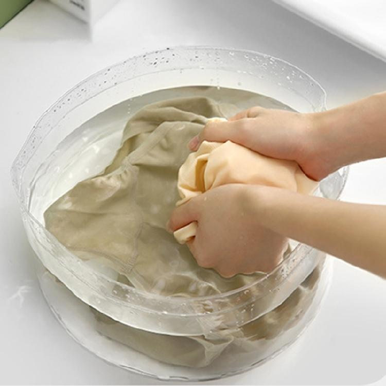 Water Basins Folding Water Bucket Portable Clear Plastic Bucket Space Saving