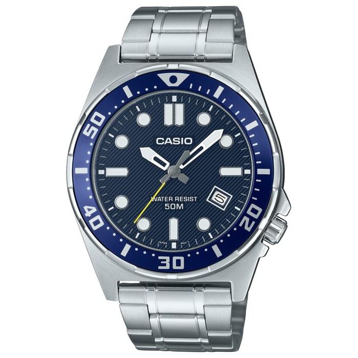 Casio Watch: Silver MTD-135D-2AVDF