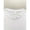 European sizes Men's Minimalist Letter Print T-Shirt, Slight Stretch Short Sleeve, Summer Outdoor Casual Attire - Machine Washable