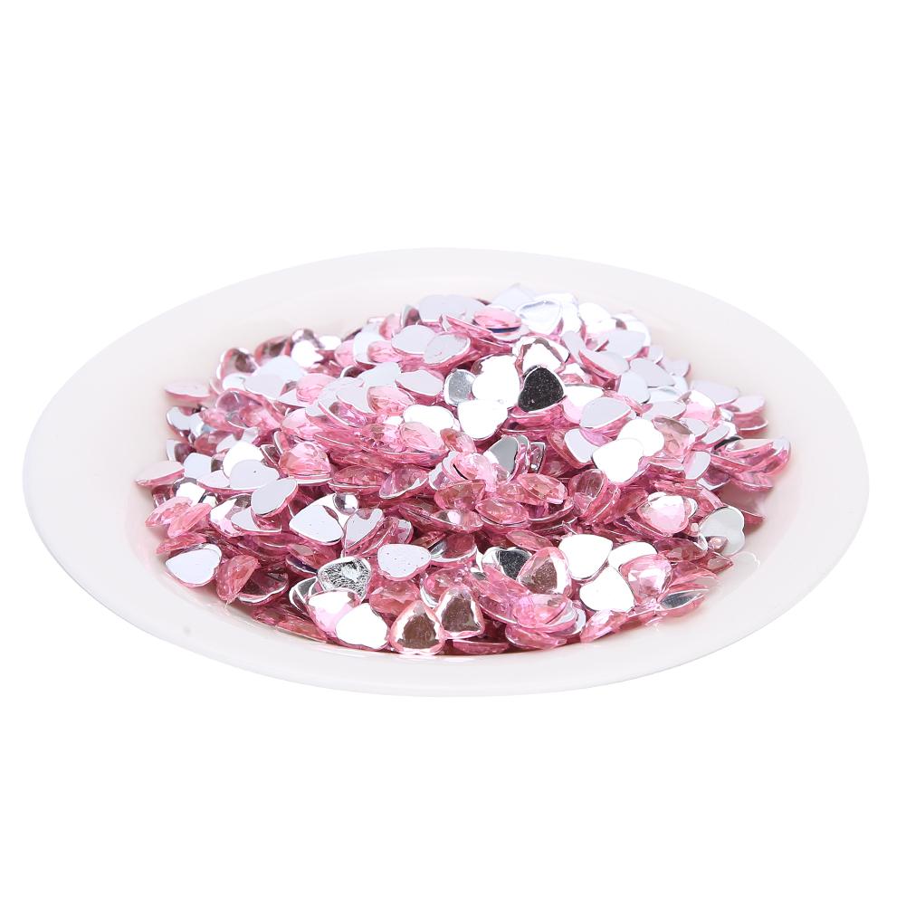 

1000pcs Point Back Rhinestones DIY Wedding Jewelry Clothes Bracelet Accessories 8mmPink