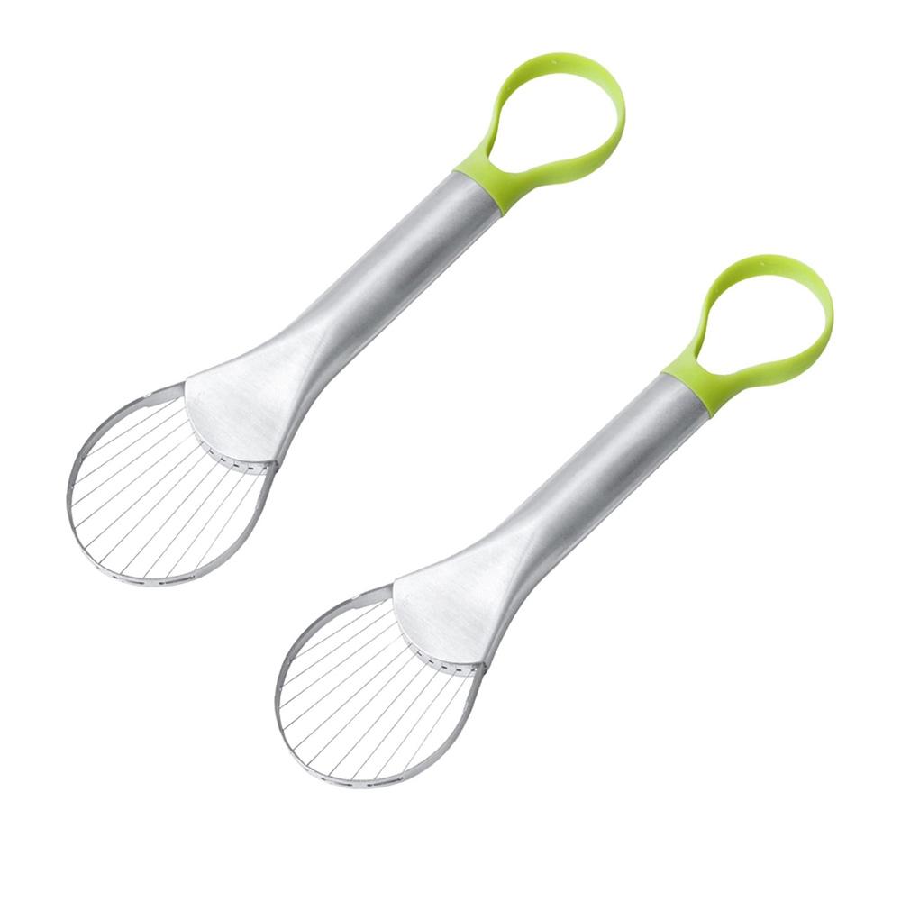 Avocado Slicer Stainless Steel Avocado Cutter Slicer Peeler and Cutting Thin Slices Avocados Tool Fruit Cutter Dishwasher Safe