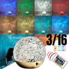 Water Ripple Projector Night Light Crystal Lamp Atmosphere Decoration Home Bedroom Aesthetic Holiday Gift Sunset Lights
