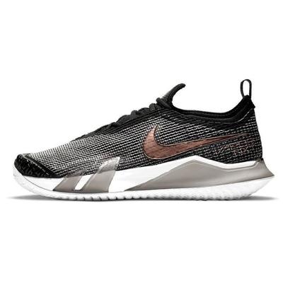 Court React Vapor NXT Black Metallic Red Bronze Women Sneakers White CV0742-002