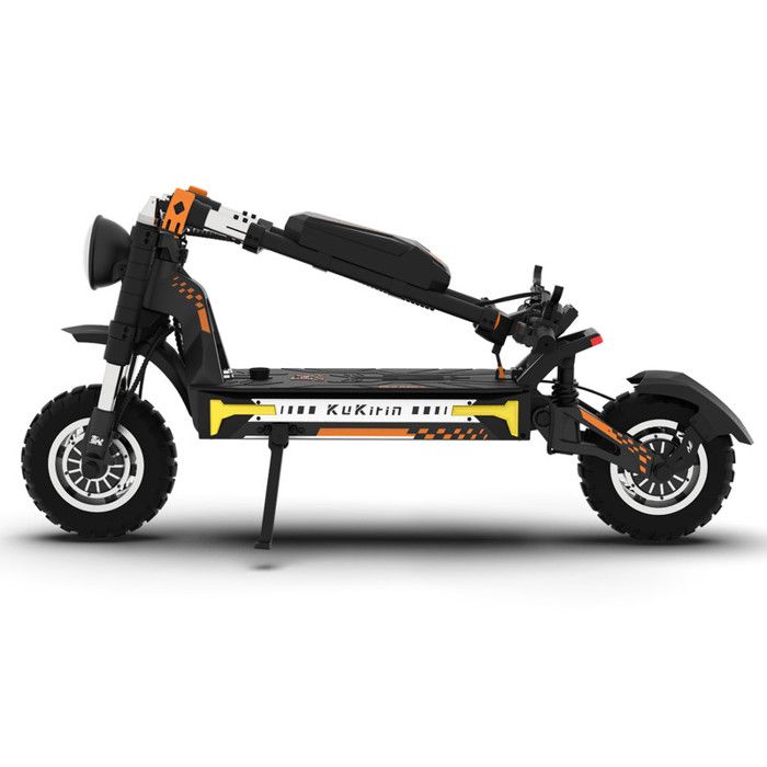 KuKirin G4 Max Trottinette électrique adulte Autonomie 95km 85km/h Moteur 3200W Pneus Tout-Terrain 12 pouces Batterie 48V35.2Ah Noir