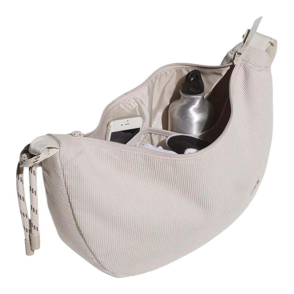 New Adidas Corduroy Shoulder Bag, Crossbody Bag Unisex Miracle Bauxite Brown Color KE6635