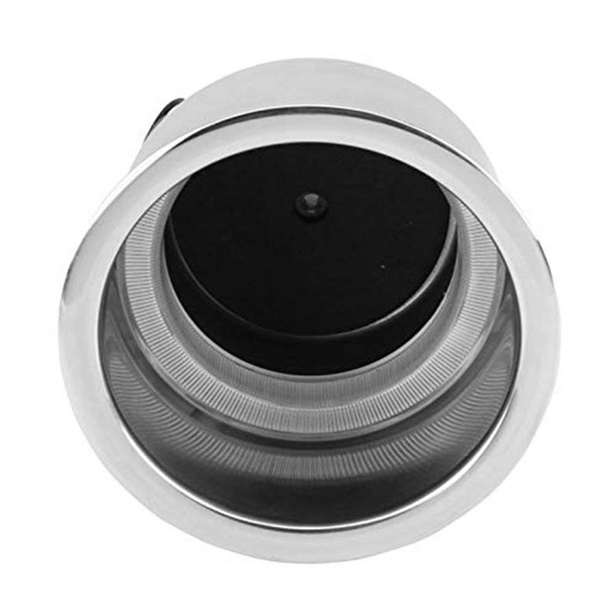 4x Stainless Steel Car Cup Drink Holder 14 LED w/ Remote RGB Lights for Truck RV