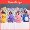 Adorable Pikachu Silicone Keychain Cute Creative Character Hanging Accessory