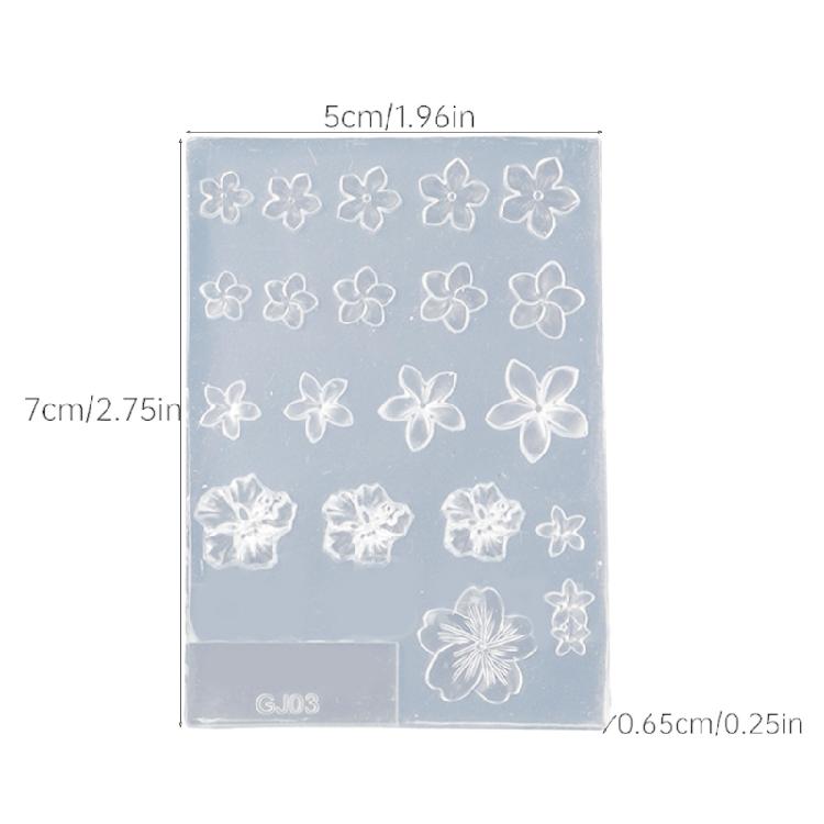 Reusable Sakuras Sturdy Silicone Mould Home Accessory Decoration for Customes Nails Creation Perfect for Gifts