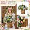 Spring Floral Wreaths, Baskets, Home Decorations, Front Door Hanging Wreaths