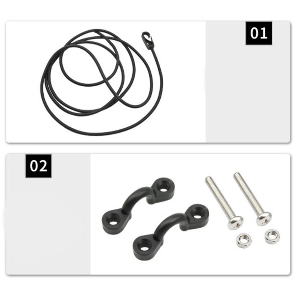 Kayak Canoe Elastic String C Rings Hooks Screw Set for Inflatable Surfing Boat Sport